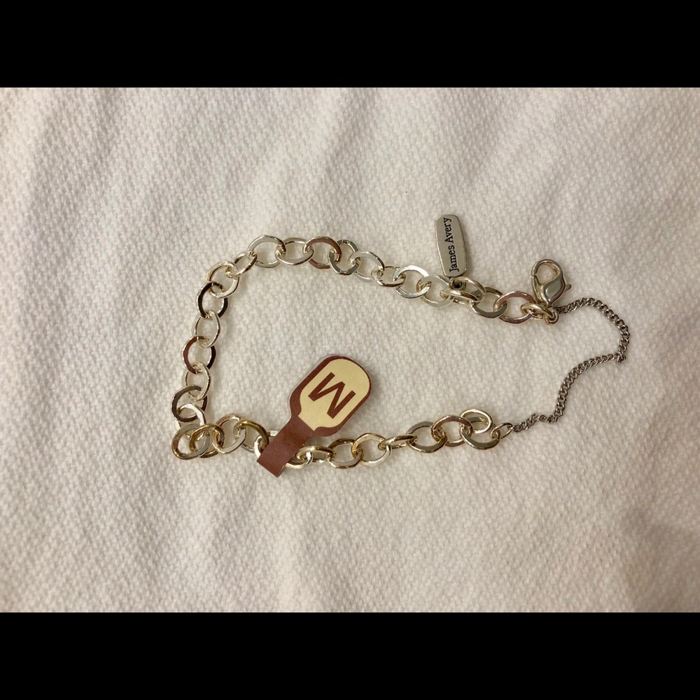 James Avery medium size silver charm bracelet NWT